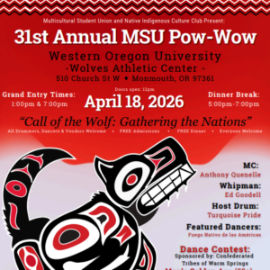 Western Oregon University 31st Annual MSU Pow Wow 2026